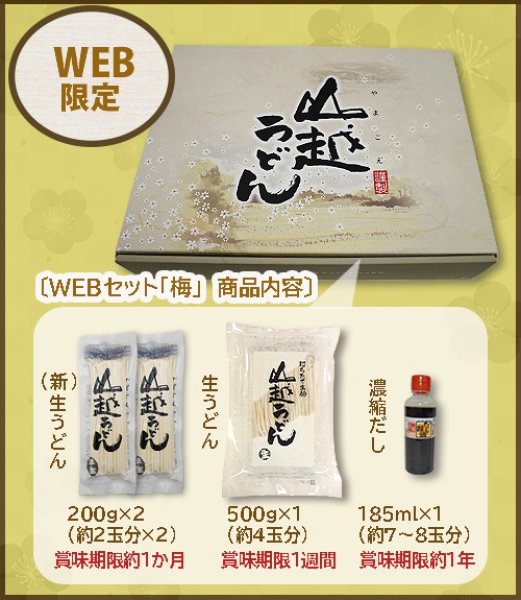 画像1: うどんWEBセット『梅』 (1)
